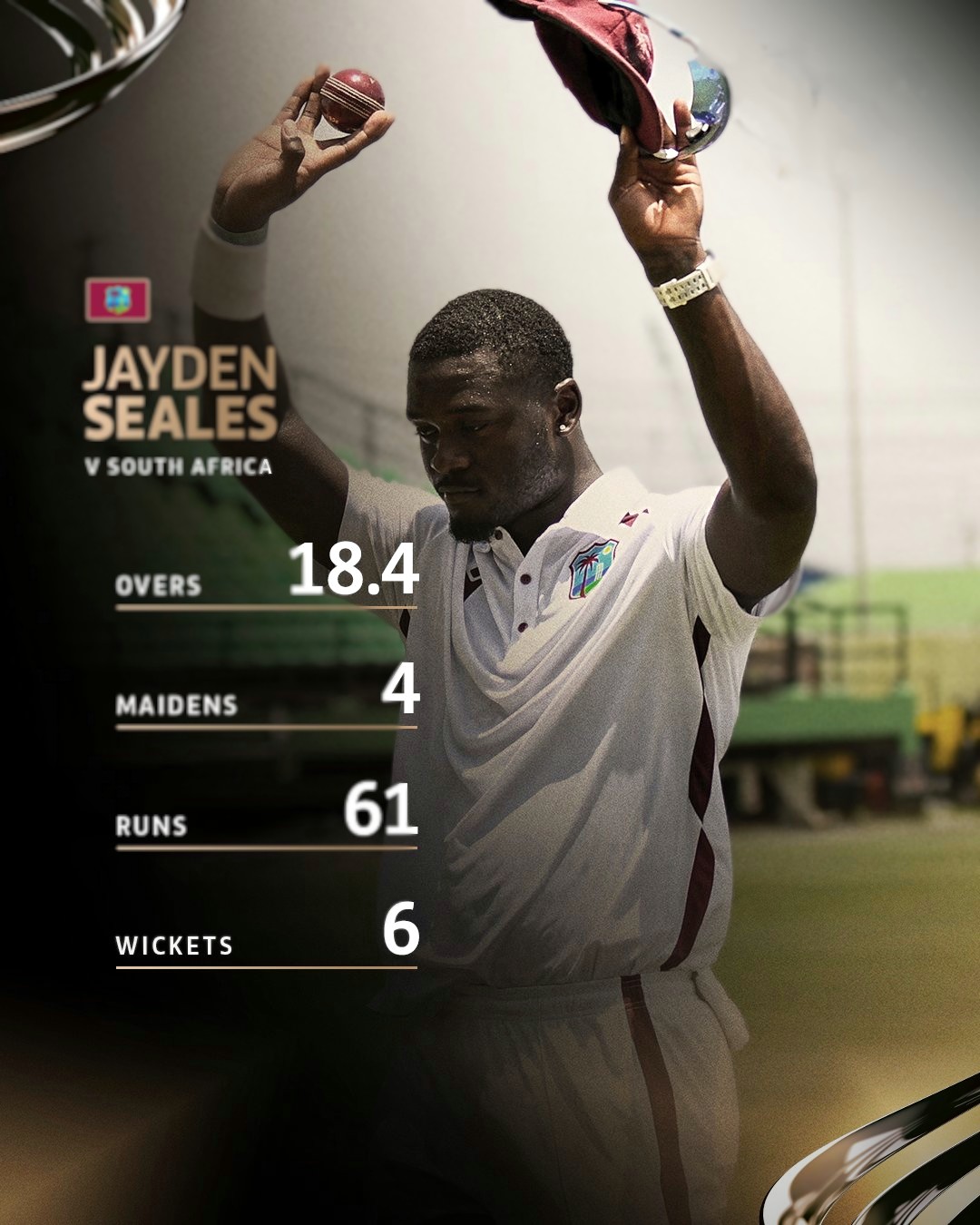 “Jayden Seales: The Caribbean Pace Sensation Lighting Up Cricket”