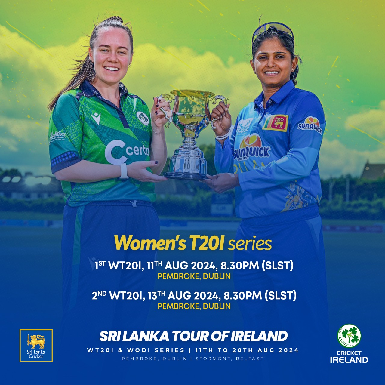 Sri Lanka women versus Ireland women 2024, Ireland defeat Sri lanka 3 wickets